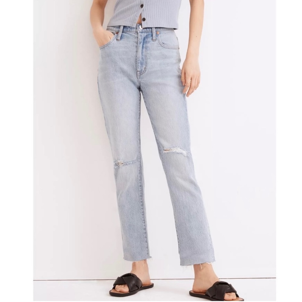 Madewell High Rise Slim Boyjean